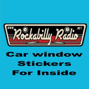 Rockabilly Radio Window Stickers